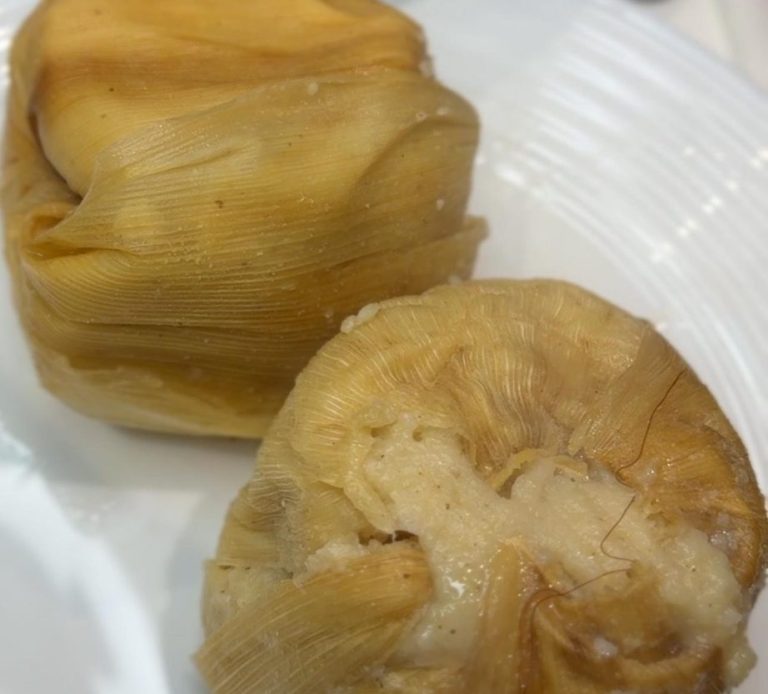 Ga Kenkey with chofi and pepper